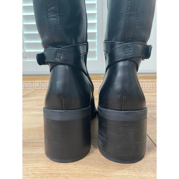 Naturalizer Womens Elliott Knee High Boots Black Leather Size 8.5 NWOB Wide Calf - Picture 7 of 11